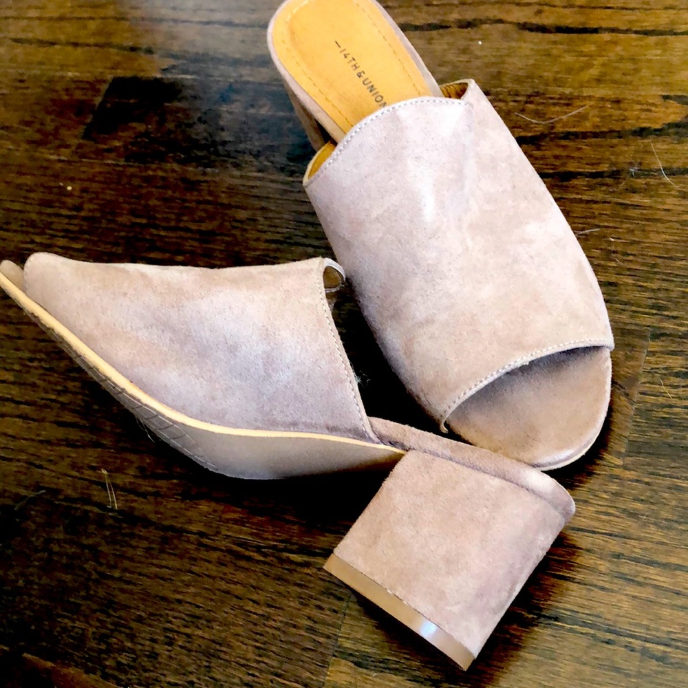 14th & Union Suede Mules